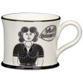 Moorland Pottery Cymru Ware Welsh Lady Mug Moorland Pottery Cymru Ware Welsh Lady Mug